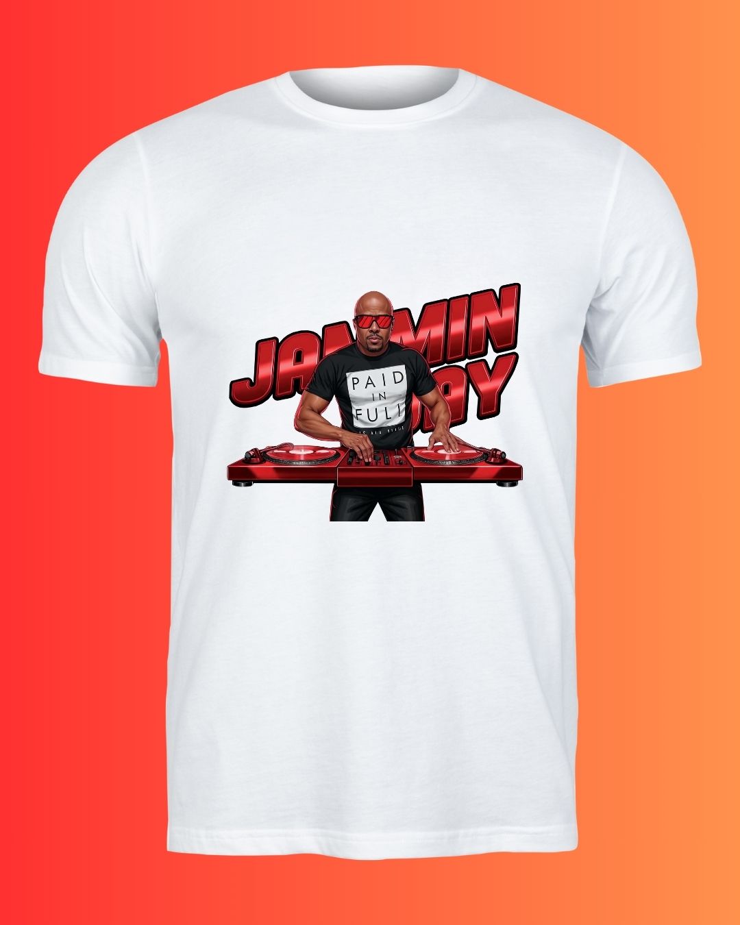 Red Official Jammin Jay T shirt