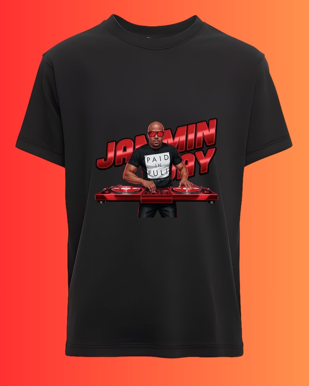 Red Official Jammin Jay T shirt