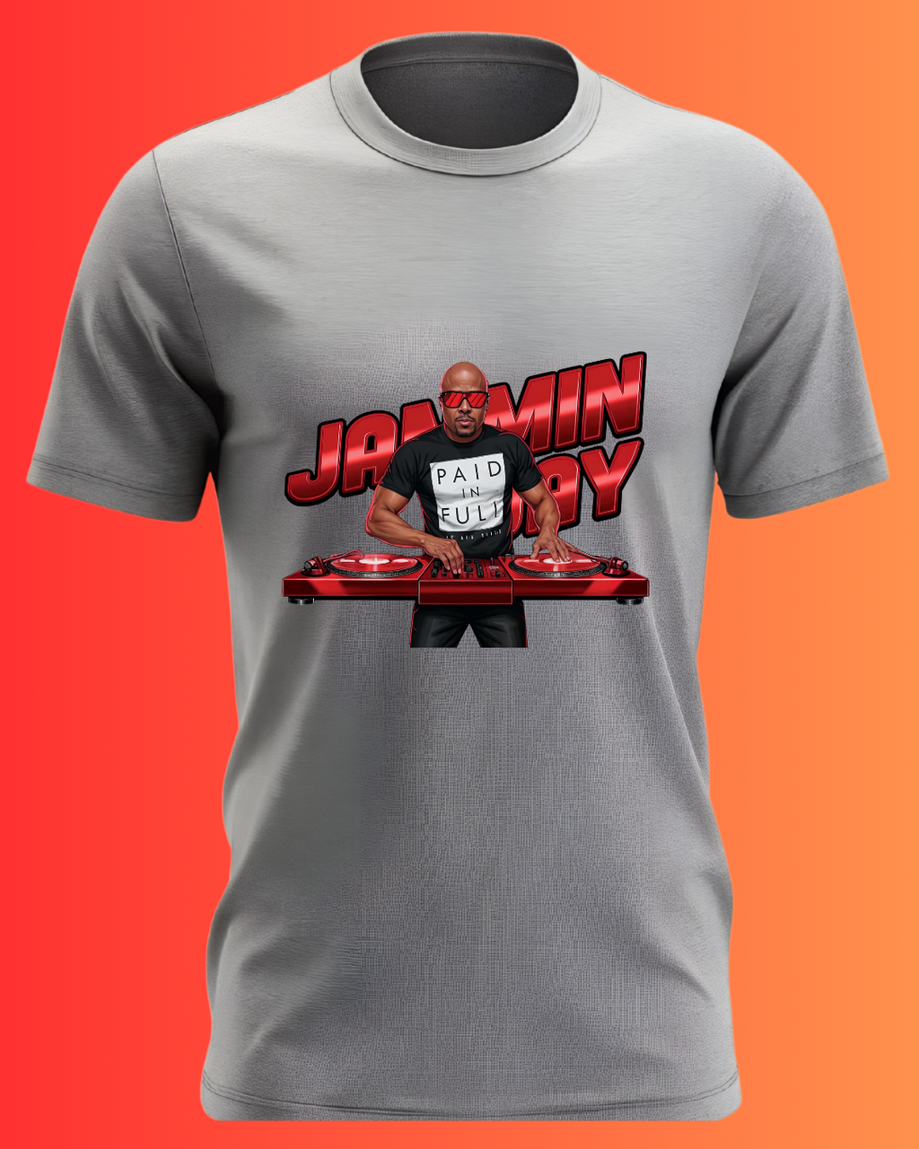 Red Official Jammin Jay T shirt
