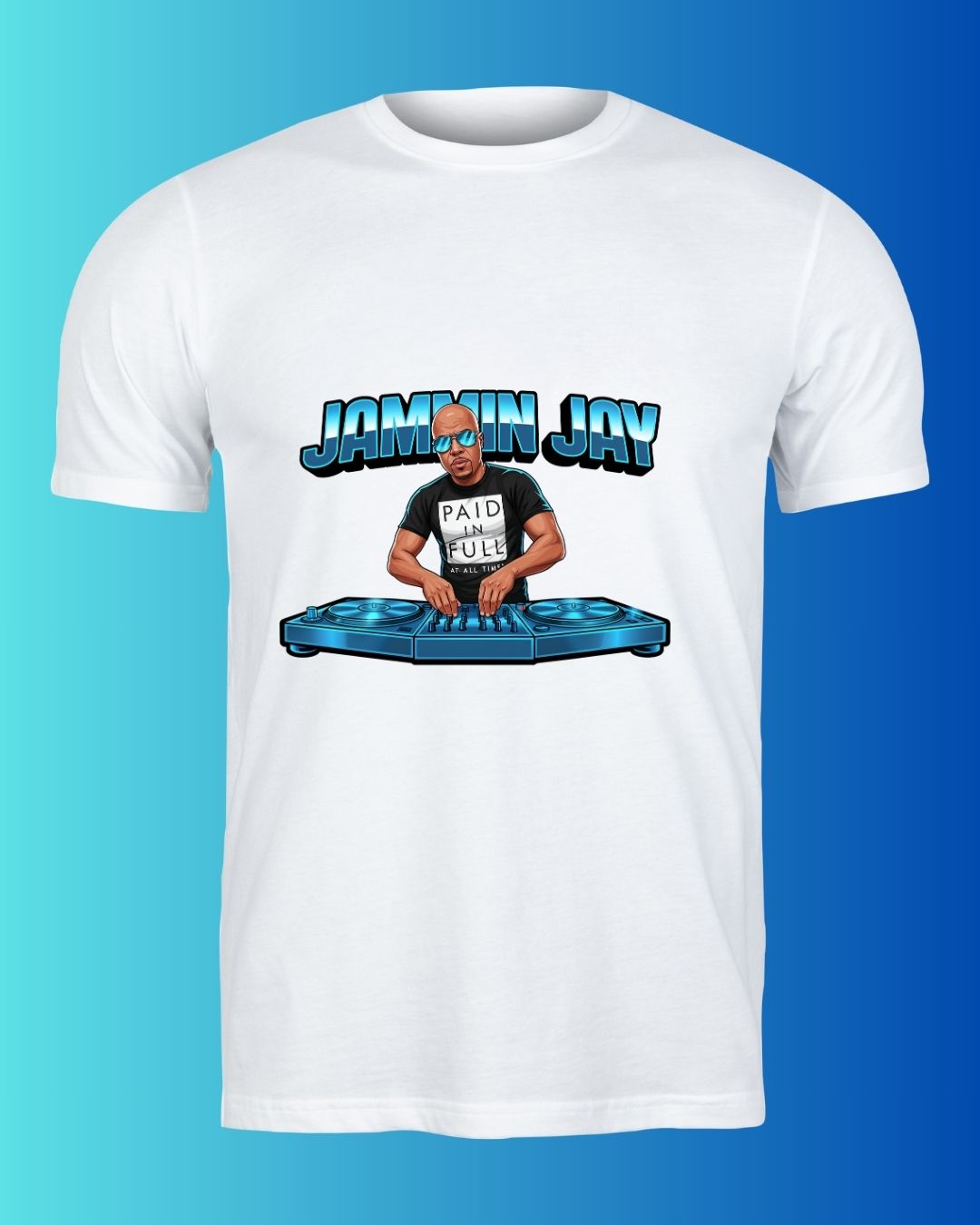 Blue Official Jammin Jay T shirt