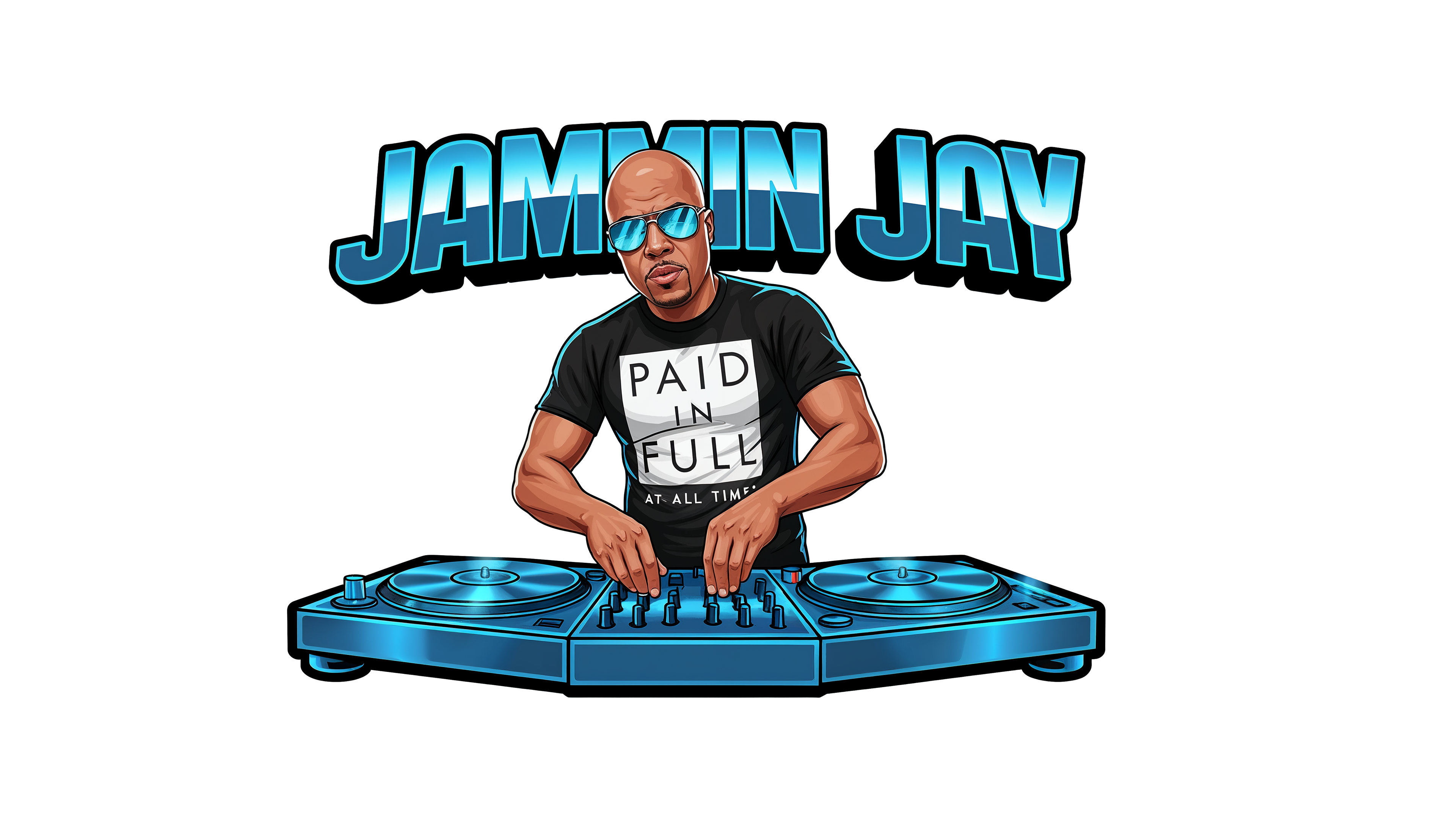 Blue Official Jammin Jay T shirt