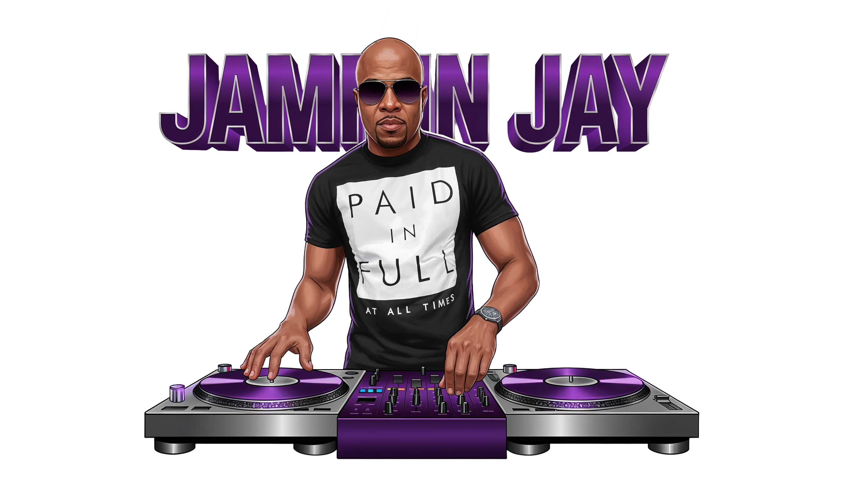 Purple Official Jammin Jay T shirt